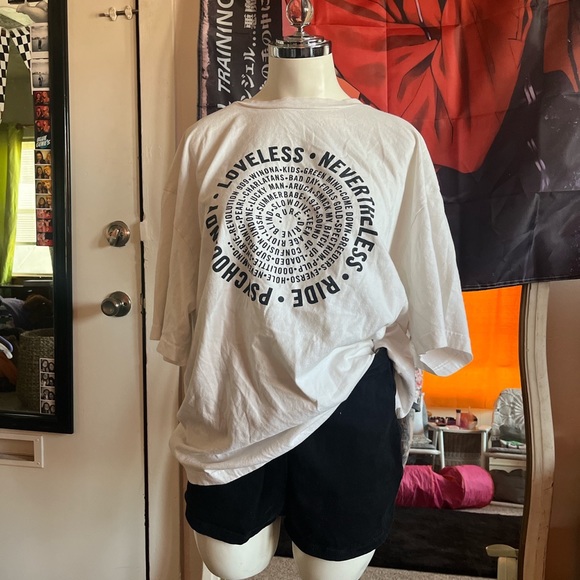 Wasted Paris spiral text tee - Picture 1 of 4